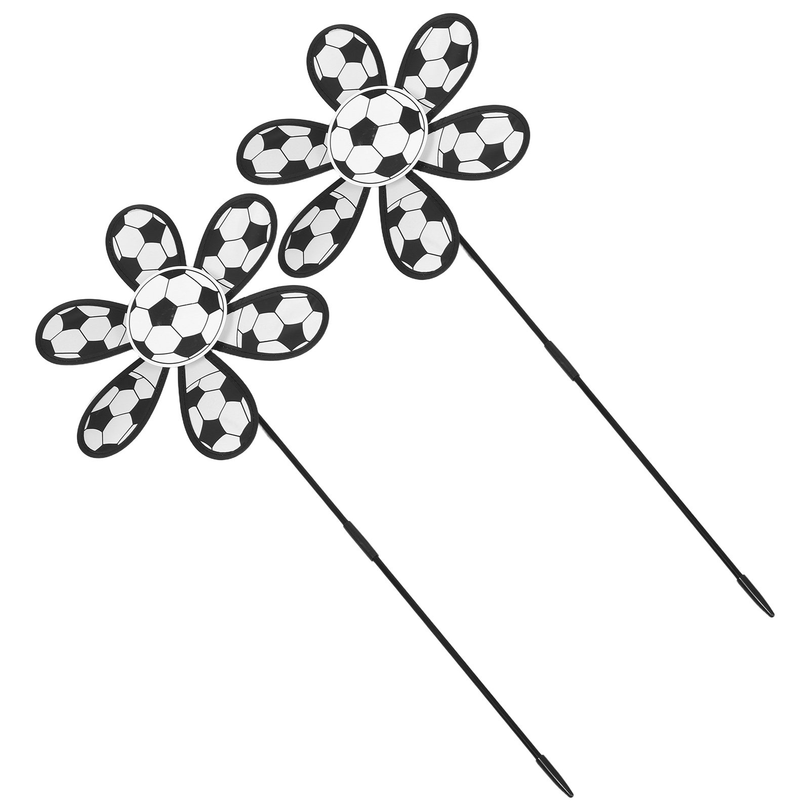 Kids Outdoor Yard - 2Pcs Soccer Windmill Pinwheels for Kids