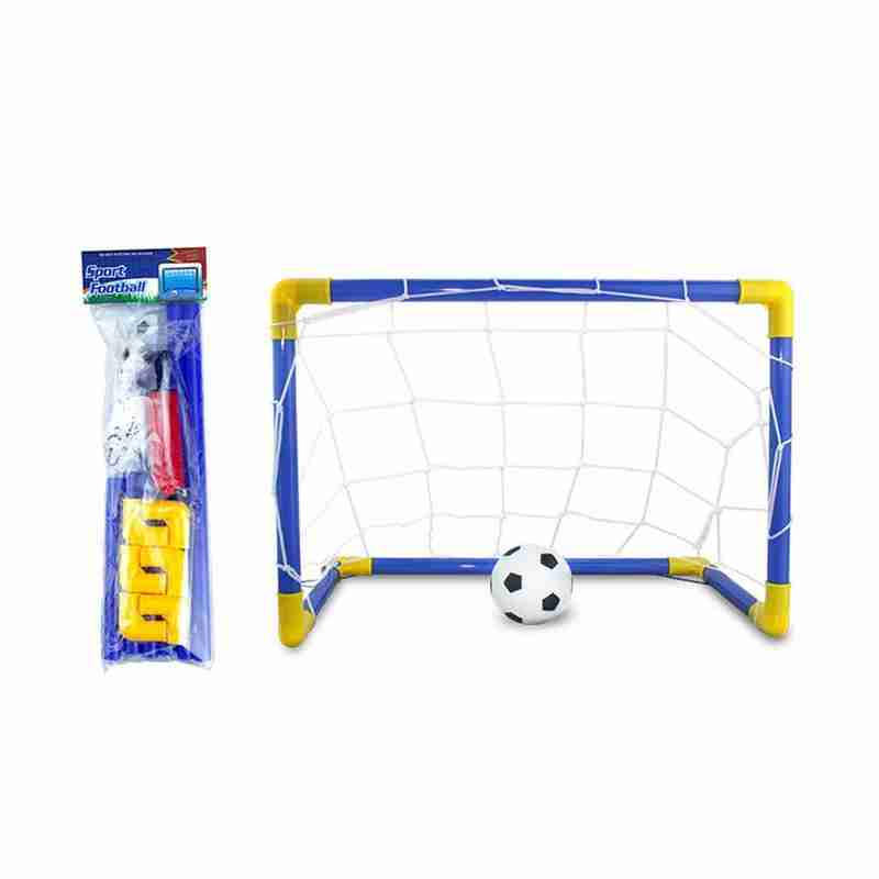 Kids Indoor Outdoor Games - Mini Folding Soccer Goal Net Plastic