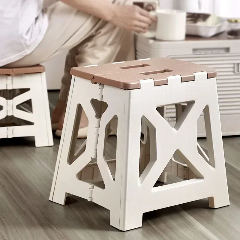 Portable Plastic Folding Stool - Kids Outdoor Bench ulasan dan harga