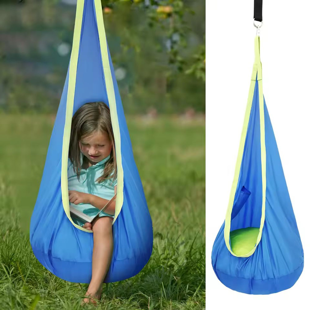 Kids Pod Swing Seat Nylon Hang - Kids Outdoor Bench ulasan dan harga