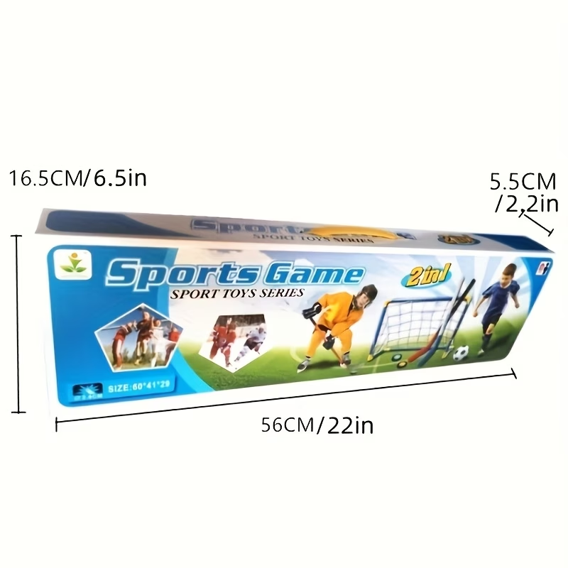 2 in 1 Kids Hockey & Soccer Go - Kids Outdoor Hockey Sticks ulasan dan harga