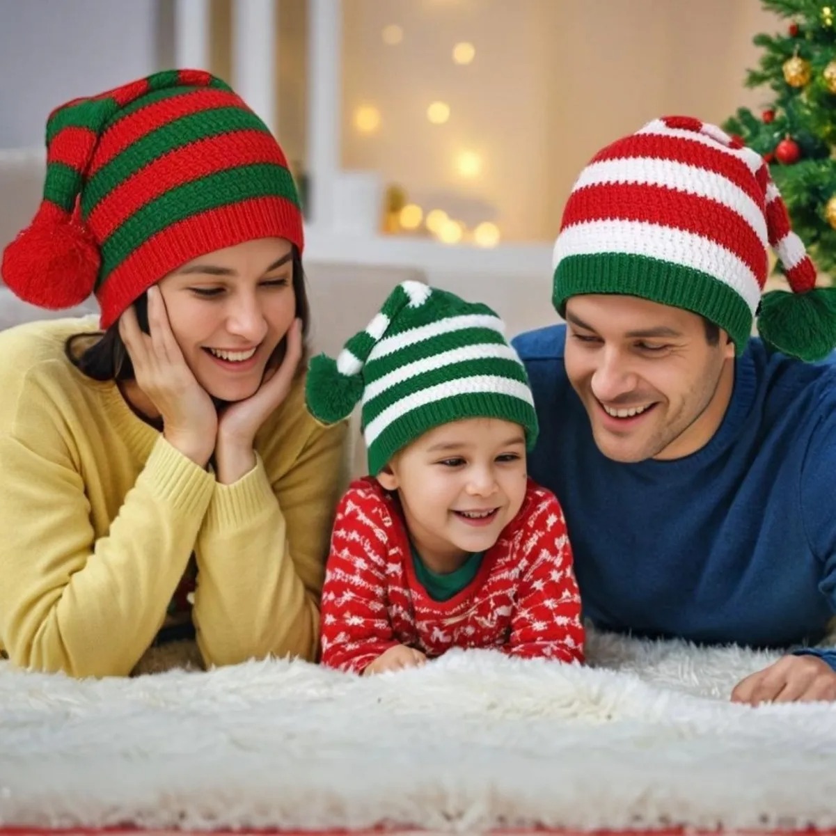Adults Kids Christmas Hats Non - Kids Outdoor Xmas Gifts ulasan dan harga