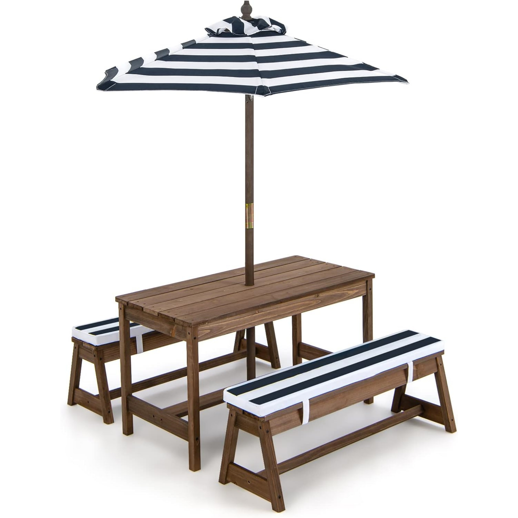 Kids Picnic Table with Umbrell - Kids Outdoor Bench ulasan dan harga