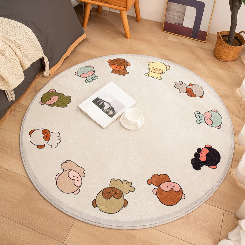 Cartoon Cute Animal Round Carp - Kids Outdoor Chair And Table ulasan dan harga