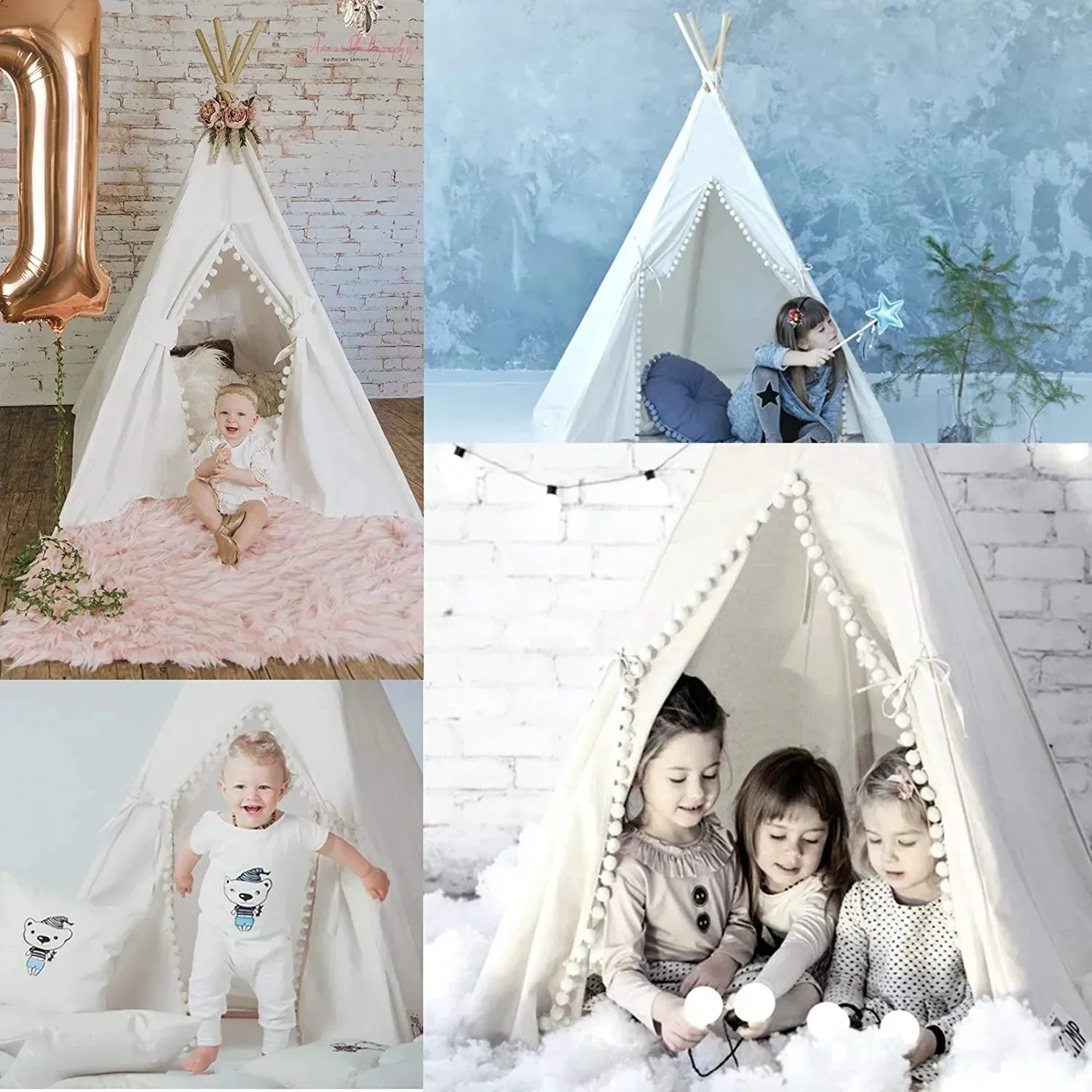 1.6M Kids Tent Play House Wigw - Kids Outdoor Play Yard ulasan dan harga