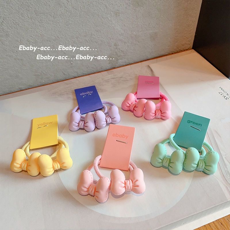 5pcs Cute Bow Hair Ties for Gi - Kids Outdoor Decor ulasan dan harga