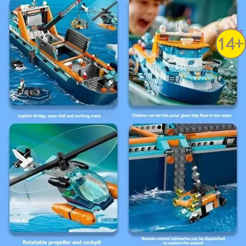 Super popular 815PCS City Deep - Lego Set City ulasan dan harga