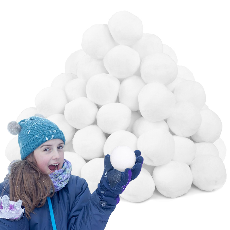 30/60pcs Soft Snow Fake Balls  - Kids Outdoor Xmas Gifts ulasan dan harga