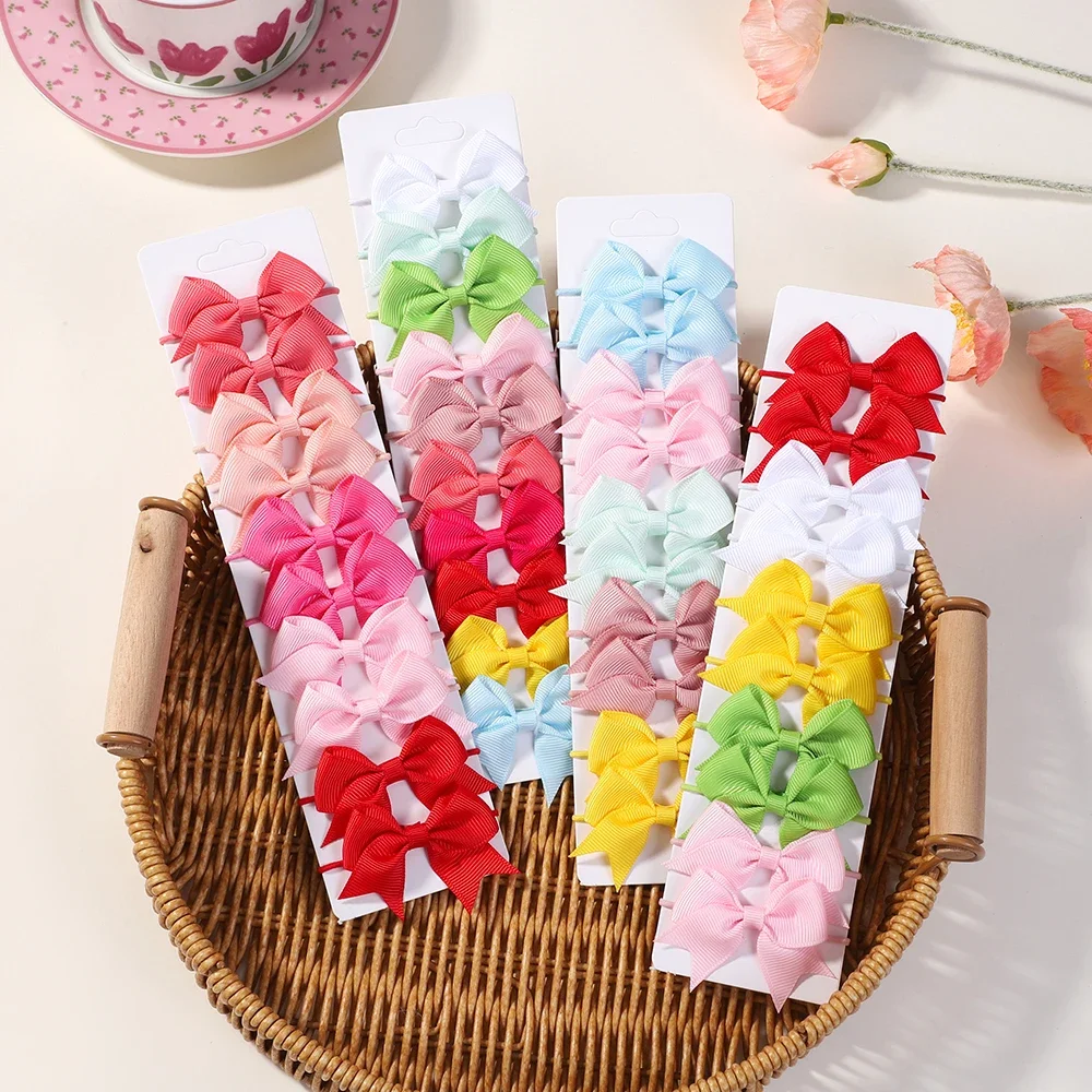 10Pcs Bows Elastic Hair rubber - Kids Outdoor Decor ulasan dan harga
