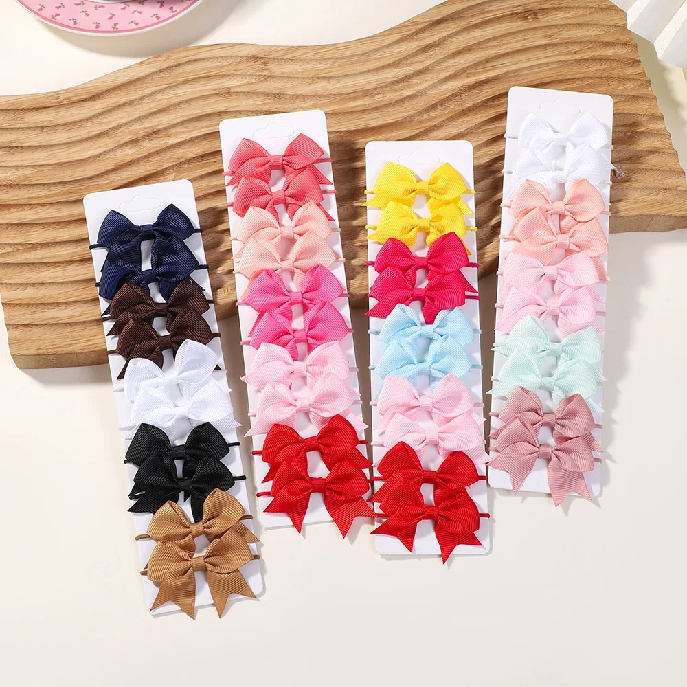 10Pcs Bows Elastic Hair rubber - Kids Outdoor Decor ulasan dan harga