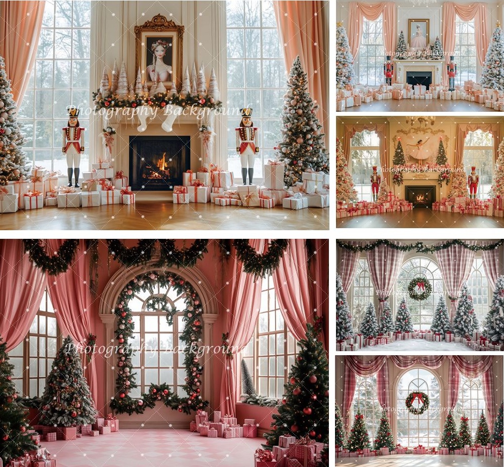 Christmas Backdrop Xmas Tree G - Kids Outdoor Xmas Gifts ulasan dan harga