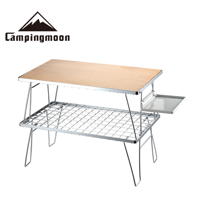 CAMPINGMOON T-2301 Triple Laye - Kids Outdoor Wooden Table ulasan dan harga