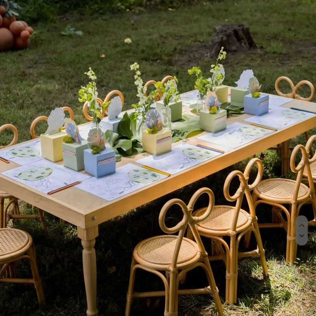 For Commercial Outdoor Rattan  - Kids Outdoor Chair And Table ulasan dan harga