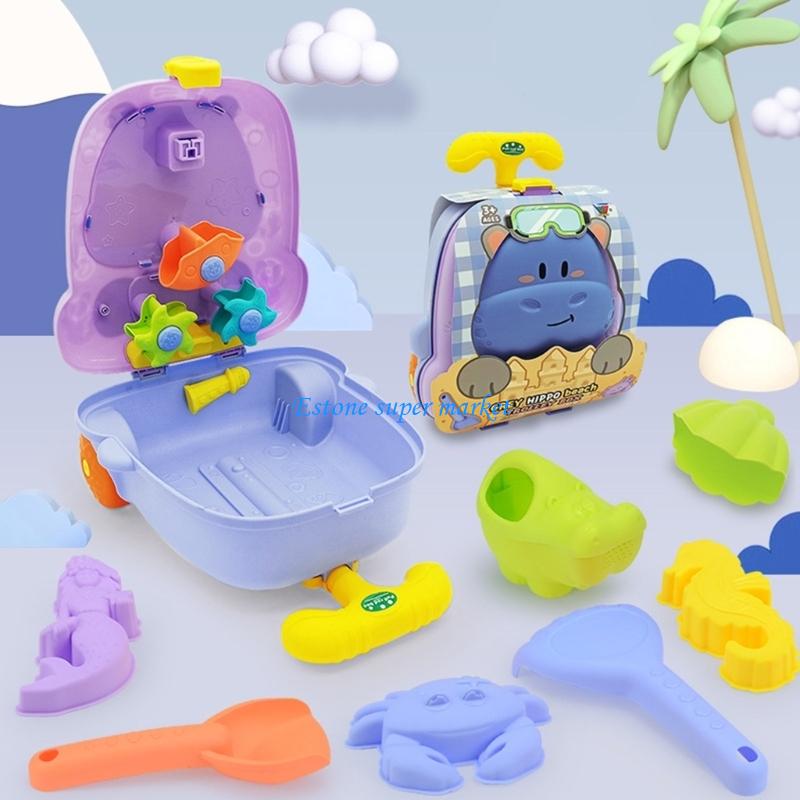 090B Travel Beach Toy Sandcast - Kids Outdoor Nature Play ulasan dan harga