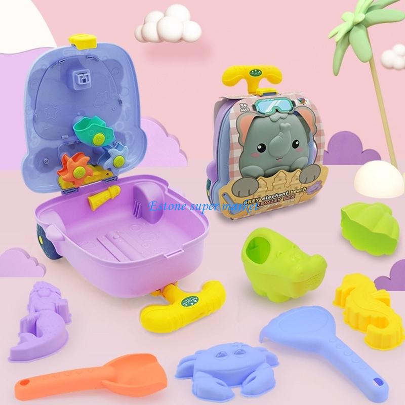 090B Travel Beach Toy Sandcast - Kids Outdoor Nature Play ulasan dan harga