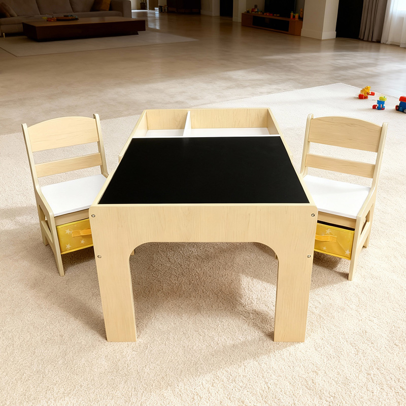 Modern Wooden Kids Table and C - Kids Outdoor Chair And Table ulasan dan harga