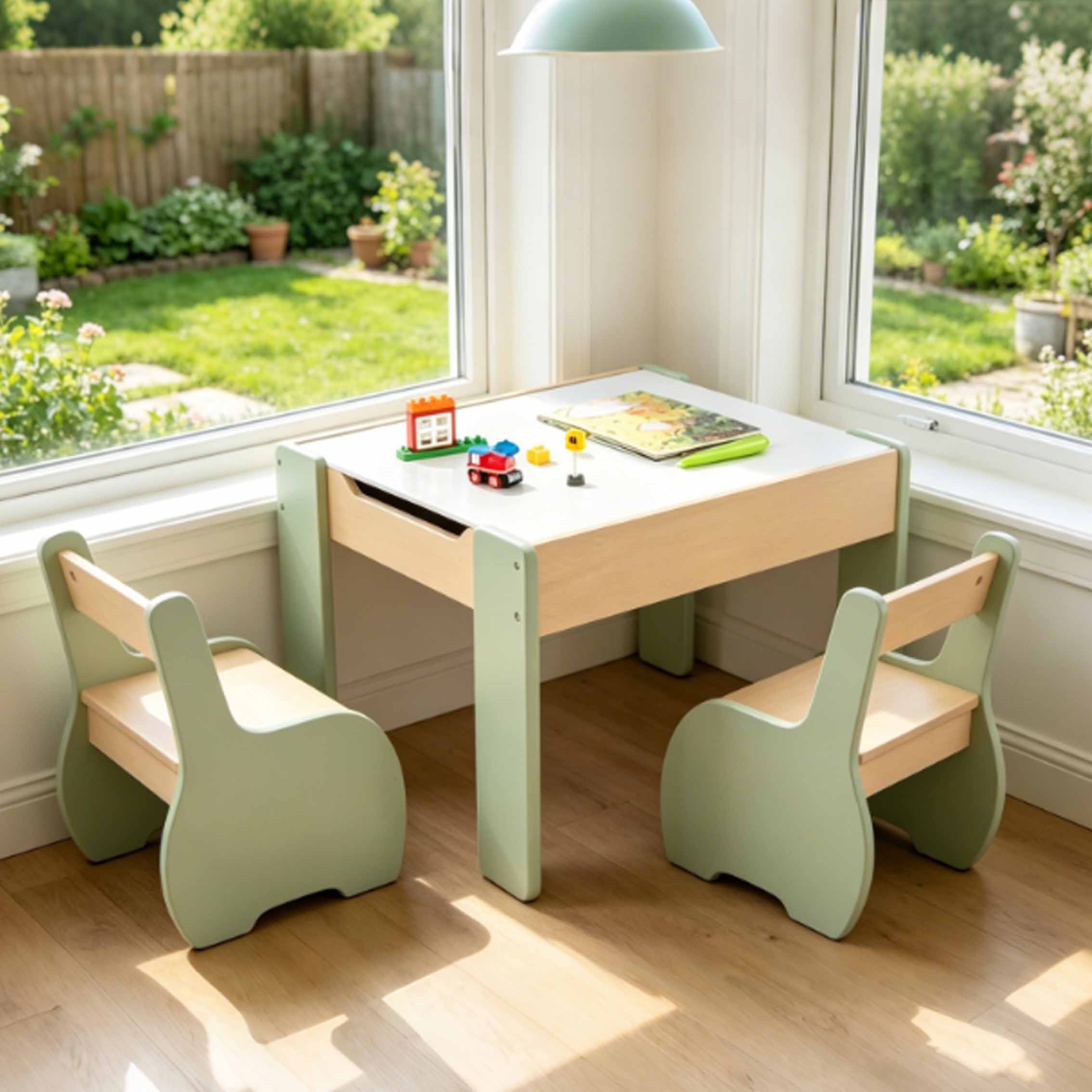 Children's Modern Wooden Table - Kids Outdoor Chair And Table ulasan dan harga