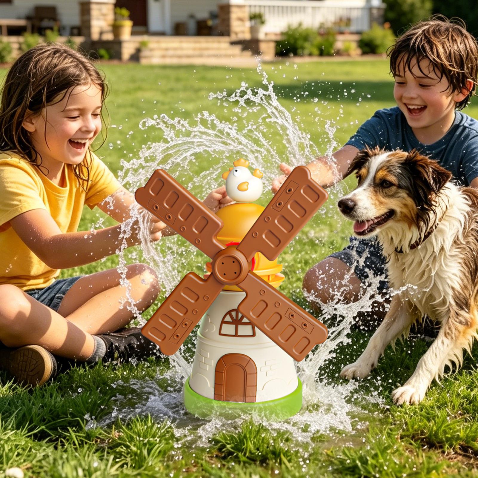 Kids Windmill Sprinkler Rotati - Kids Outdoor Play Yard ulasan dan harga