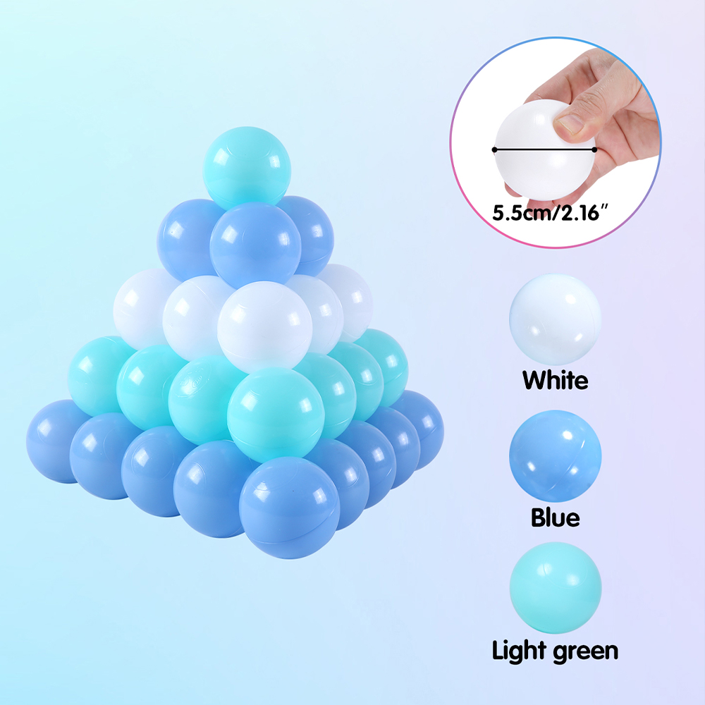100Pcs Colors Plastic Balls Wa - Kids Outdoor Play Yard ulasan dan harga