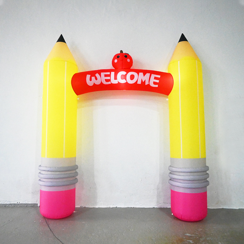 9FT Inflatable Pencil Arch Dec - Kids Outdoor Decor ulasan dan harga