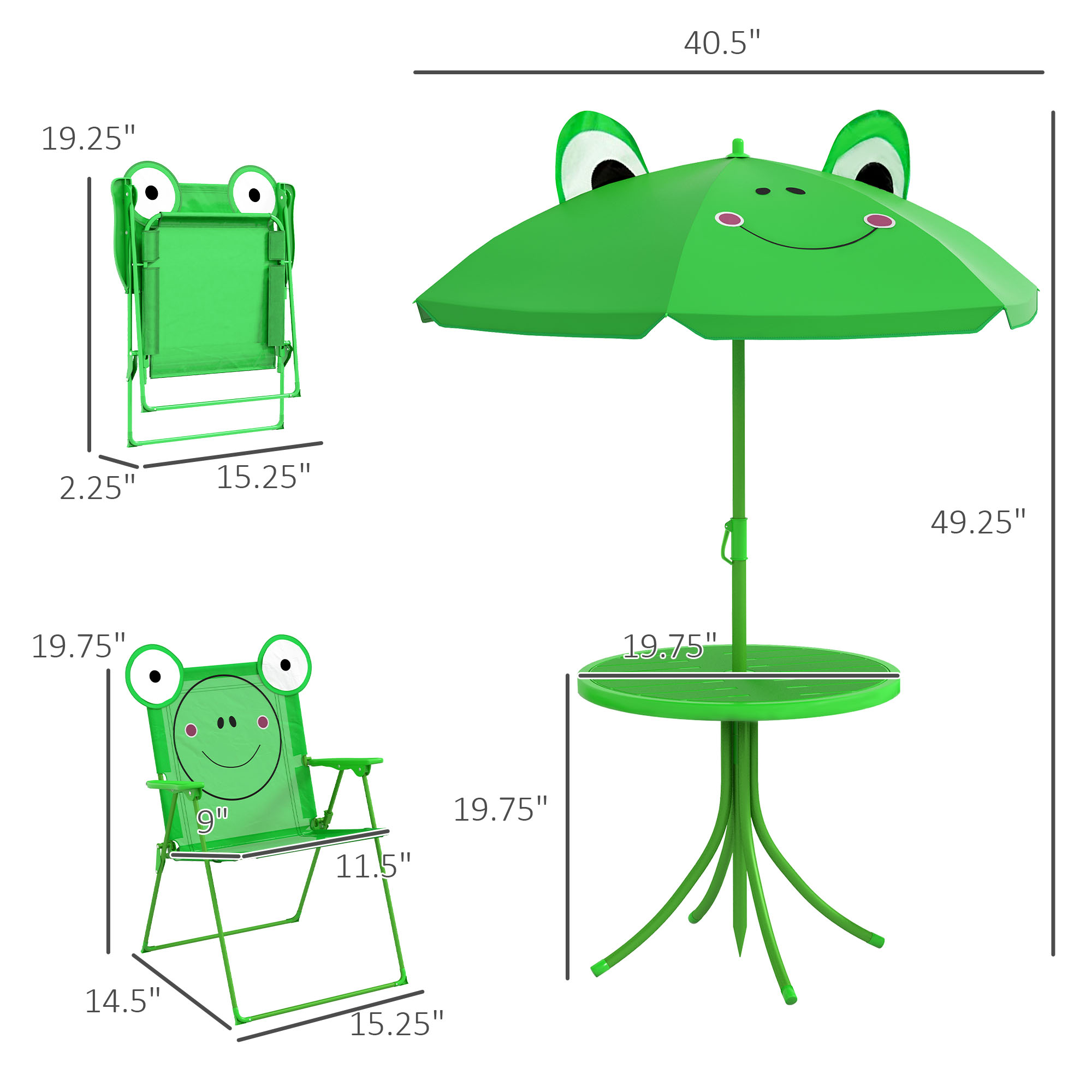 Kids Table and Chair Set, Outd - Kids Outdoor Chair And Table ulasan dan harga