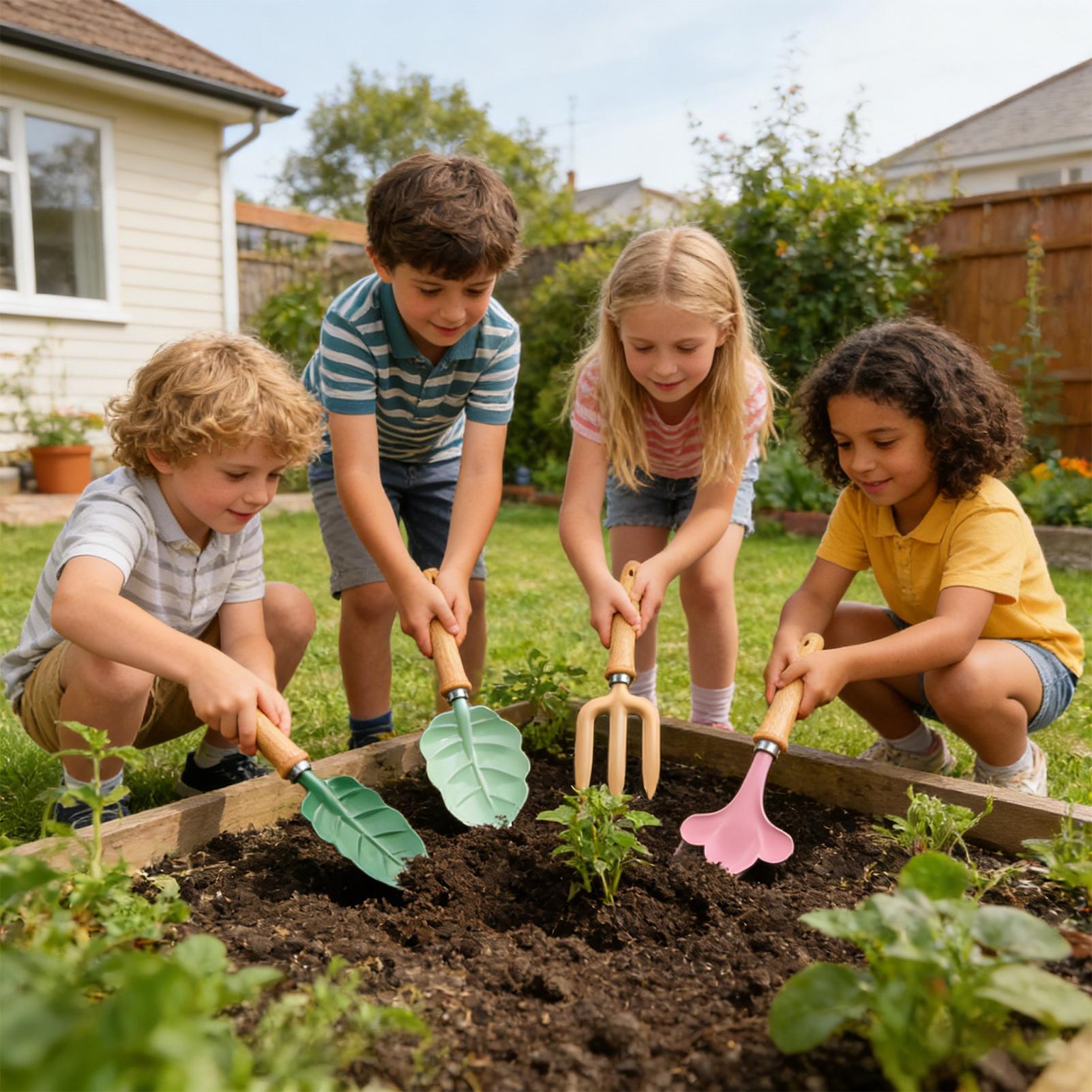 Kids Gardening Set 4 Piece Lea - Kids Outdoor Play Yard ulasan dan harga