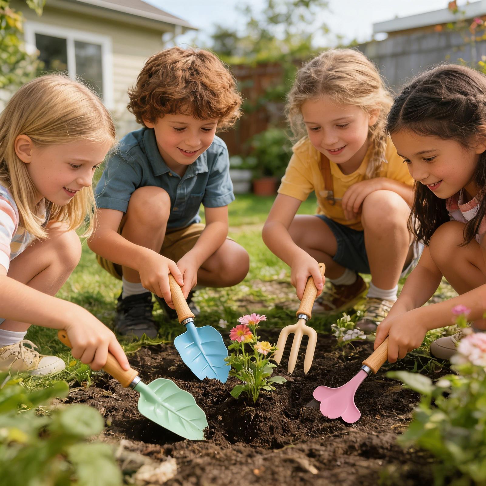 Kids Gardening Set 4 Piece Lea - Kids Outdoor Play Yard ulasan dan harga