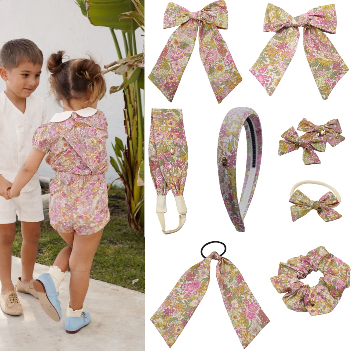 Cotton Floral Printing Cute Ha - Kids Outdoor Decor ulasan dan harga