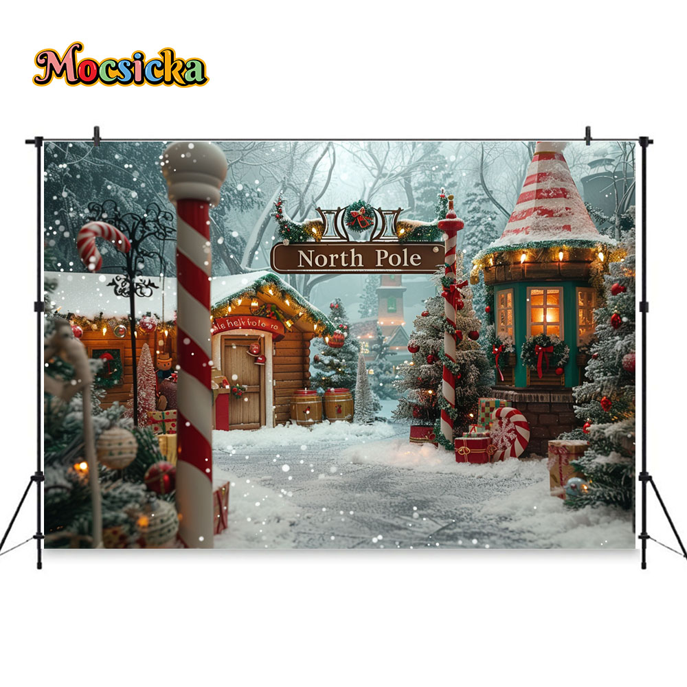 Christmas Photography Backgrou - Kids Outdoor Xmas Gifts ulasan dan harga