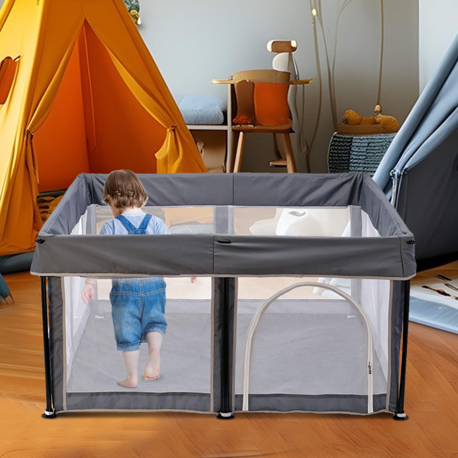 Portable Baby Playpen Indoor O - Kids Outdoor Play Yard ulasan dan harga