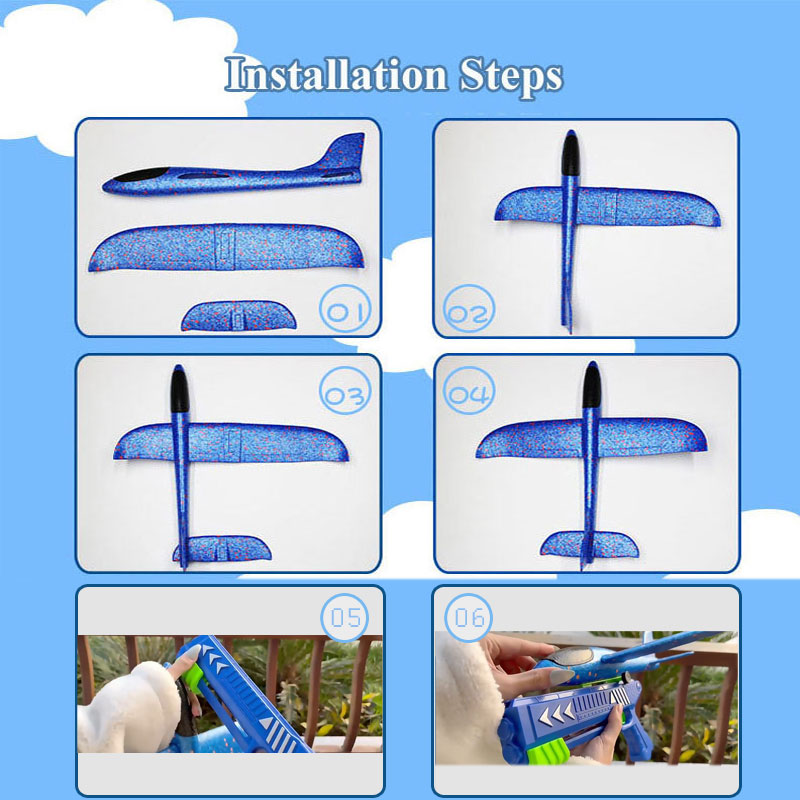 HH Kids 24/34cm Foam Plane Lau - Kids Outdoor Xmas Gifts ulasan dan harga