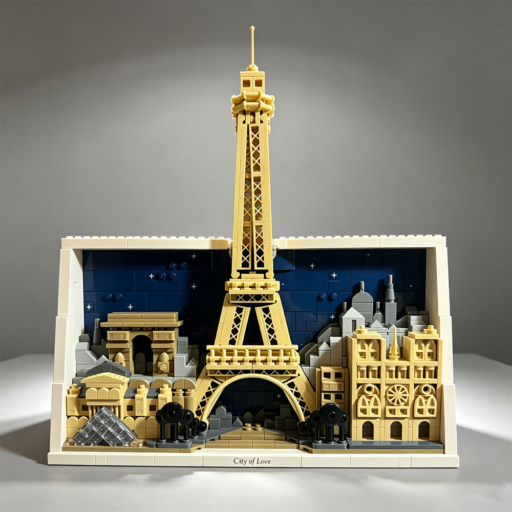 2026 NEW Love City—Paris Build - Lego Set City ulasan dan harga