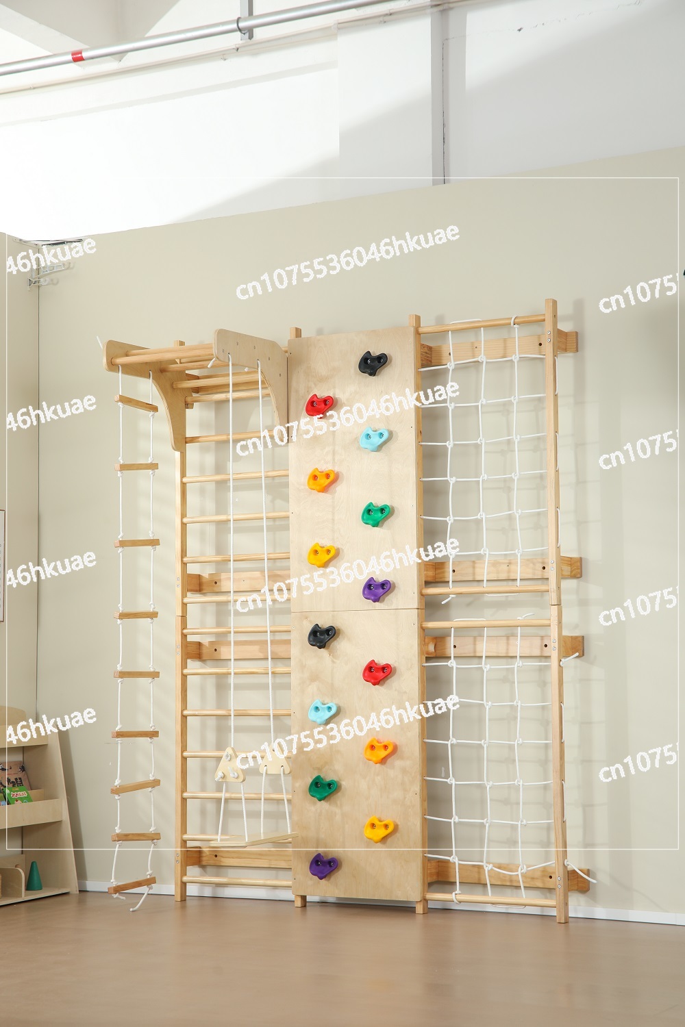 In-Stock Kids Climbing Frame – - Kids Outdoor Wooden Climbing Frame ulasan dan harga