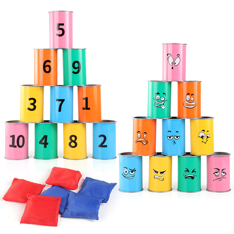 Children's Can Throwing Knockd - Kids Indoor Outdoor Games ulasan dan harga