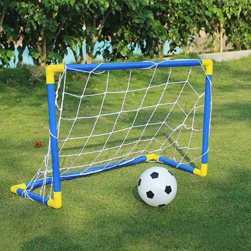 Mini Folding Soccer Goal Net P - Kids Indoor Outdoor Games ulasan dan harga