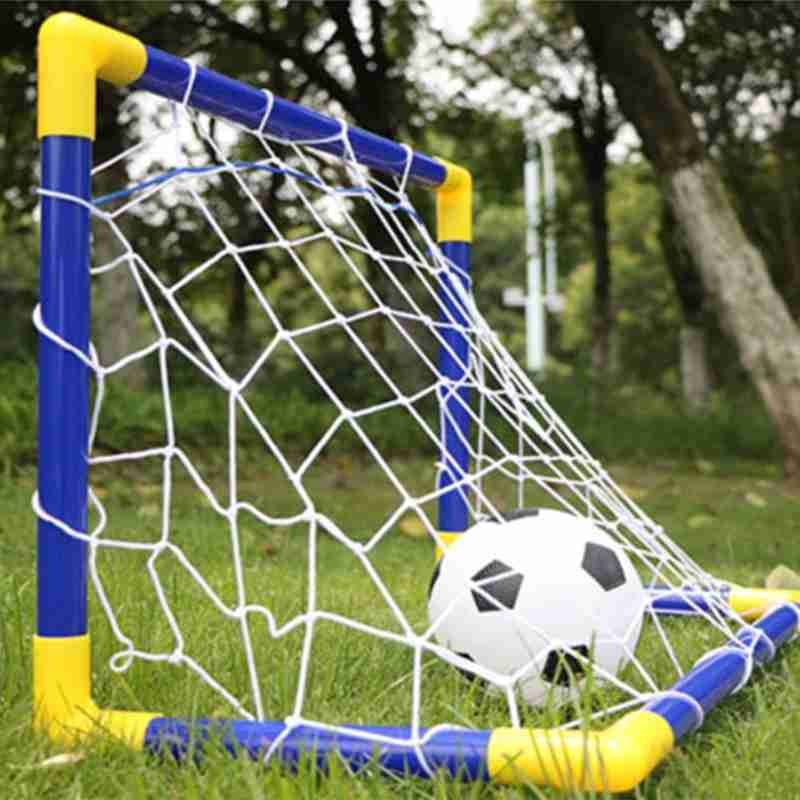 Mini Folding Soccer Goal Net P - Kids Indoor Outdoor Games ulasan dan harga
