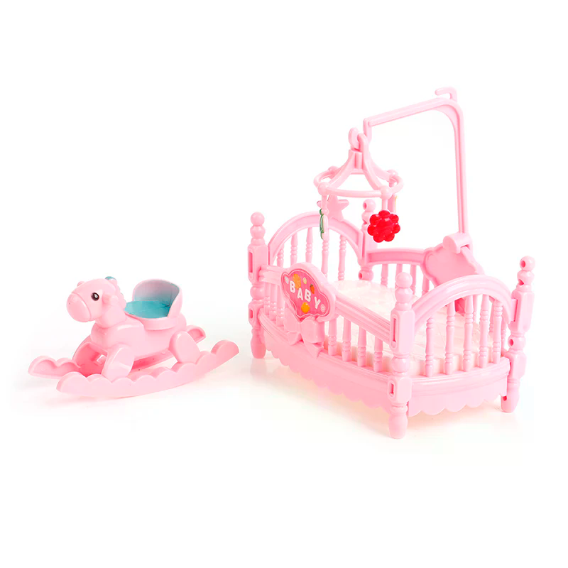 Miniature Crib Wooden Horse Se - Kids Outdoor Chair And Table ulasan dan harga