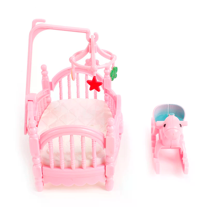 Miniature Crib Wooden Horse Se - Kids Outdoor Chair And Table ulasan dan harga