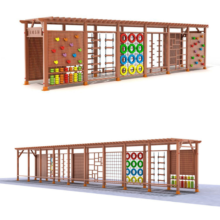 Outdoor Climbing Rock Frame Wo - Kids Outdoor Wooden Climbing Frame ulasan dan harga
