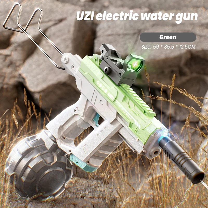 Electric UZI Space Water Gun H - Kids Outdoor Nature Play ulasan dan harga